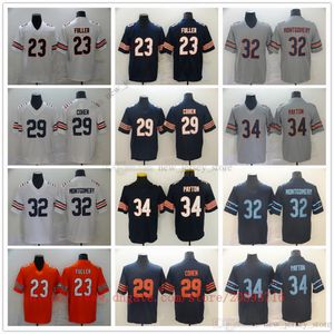 Film College Football Wear Jerseys genaaid 23 KyleFuller 29 Tarikcohen 32 Davidmontgomery 34 Walterpayton 39 Eddiejackson Ademende Sport Hoge kwaliteit man