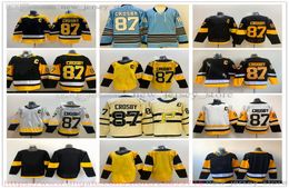 Movie College Ice Hockey Wears Jerseys Stitched 87SidneyCrosby Winter Klassieke herenjersey5488049