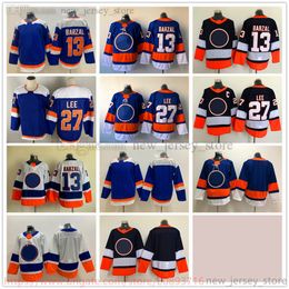 Film College Ice Hockey Draagt ​​truien genaaid 13 MATHEWBARZAL 27ANDERSLEE MANNEN BLANK Jersey