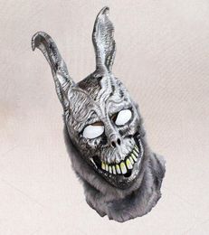 Film Donnie Darko Frank masque de lapin maléfique fête d'halloween accessoires de Cosplay masque complet en latex L2207112019972