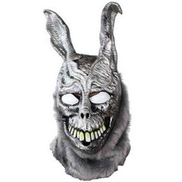 Film Donnie Darko Frank evil konijn Masker Halloween party Cosplay props latex volgelaatsmasker L220711225x
