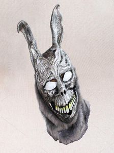 Película Donnie Darko Frank máscara de conejo malvado fiesta de Halloween accesorios de Cosplay máscara facial completa de látex L2207112694732