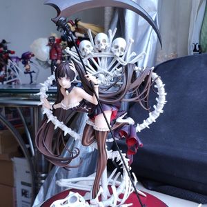 Jeux de film 33CM japonais Anime Figure Wisteria Night Hag Lilith Anime Girls PVC Figurines Collection Modèle Poupée jouet cadeaux