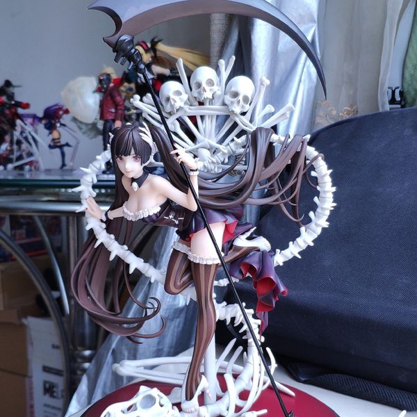 Juegos de películas 33CM figura de Anime japonés Wisteria Night Hag Lilith Anime Girls PVC figuras de acción colección modelo muñeca juguetes regalos