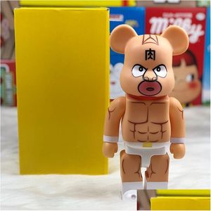 Filmspellen Bearbrick Gewelddadige Beer Bouwstenen Bn Doll Handgemaakt Model Ornamenten Tide Play 400% 28Cm Drop Levering Speelgoed Geschenken Ac Dhy6X