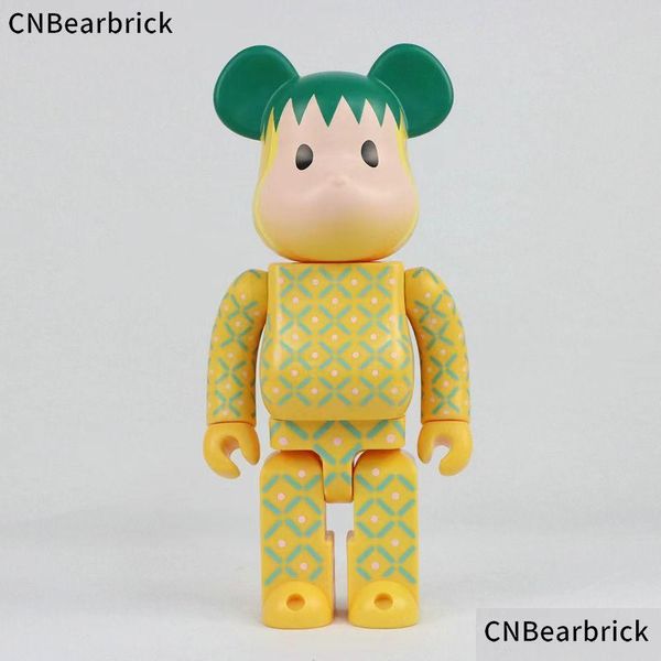 Juegos de películas Nueva Fruta Piña Bloque de construcción Oso violento Bearbrick 400% 28 cm Muñeca doméstica Moda Juguete Decoración Drop Entrega T DHXDS