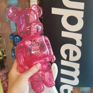 Filmspellen Nieuwe Spot Bearbrick Bricks Gewelddadige Beer Valentijnsdag Snoep Rood Qianqiu Handgemaakt Model Cadeau Meisjes 400% 28Cm Drop Delive Dhwbr