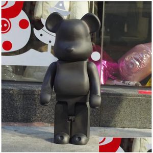 Jeux de cinéma les plus récents 1000% 70cm Bearb Evade Glue Black.Figurines d'ours blanc et rouge pour collectionneurs décorations de modèle d'art d'art kids dr otsxz