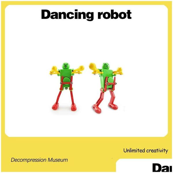 Jeux de films Spot Decompression Museum Unfashionable9Cm Danse Clockwork Robot Créativité Swing Boring Jouets Magie Drop Livraison Cadeau DHL2Z