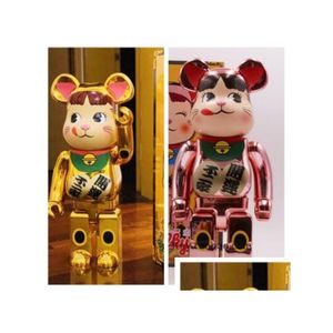 Film Jeux Style 400% 28Cm Bearbrick La Vache Abs Sœur De Plutus Chat Mode Ours Chiaki Chiffres Jouet Pour Les Collectionneurs Berbrick Art Dhlsy