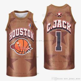 Movie Houston # 1 Scott Basketball Jersey personnalisé Diy Design Coutsed College Basketball Jerseys