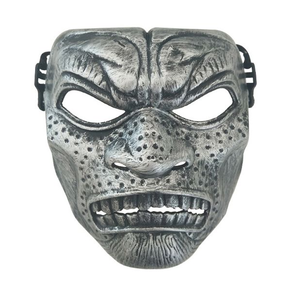 Máscara de película Caballero de plata mascarada de Halloween Horror antiguo guerrero romano griego casco de Cosplay actuación accesorios de fiesta de cumpleaños