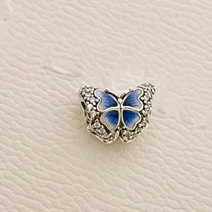 Película Memperia Butterfly S925 Plata Pandora Charms para pulseras DIY Jewlery Haciendo perlas sueltas europeas Pandora Style Fashion Silver Jewelry Wholesale 790761C01