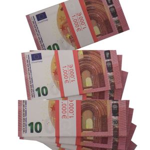 Film argent 10 euros jouet monnaie fête copie faux argent enfants cadeau 50 dollars ticket340FN5T9