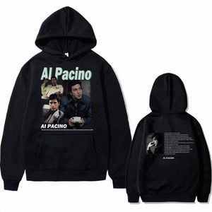 Film Scarface Al Pacino Grafische Hoodie Mannen Vrouwen Casual Vintage Hip Hop Punk Hoodies Mannen Fi Rock Oversized Sweatshirt 85Jx #