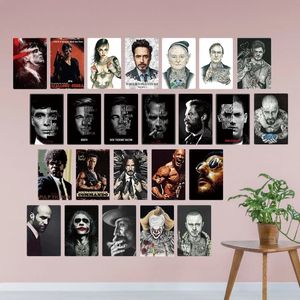 Movie Star Metal Poster Metal Painting Clown Movie Poster Plaque Metal Vintage Acteur Metalen Signin Teken Wand Decor voor Man Cave Bar Pub Club Decor Maat 30x20cm W01