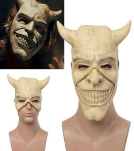 Film The Black Téléphone The Grabber Latex Mask Cosplay Costume Adult Unisexe Demon Masks Scary Halloween Accessoires T2207277297223