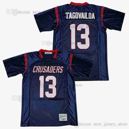 Film Tua Tagovailoa #13 maillot de lycée personnalisé bricolage conception cousu maillots de Football universitaire