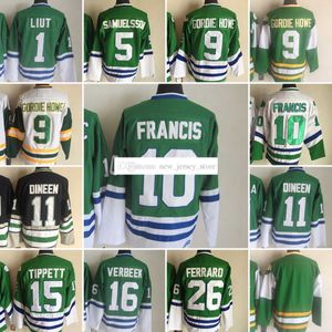 1991-1999 Film Rétro CCM Hockey Jersey Broderie 9 GordieHowe 10 RonFrancis 11 KevinDineen 5 UlfSamuelsson 26 RayFerraro 16 PatrickVerbeek Maillots Vintage