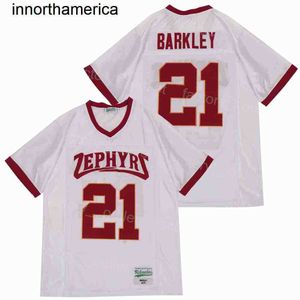 Film Whitehall High School Football 21 Saquon Barkley Jersey Men Hip Hip voor sportfans Ademvol pure katoenen college genaaide teamkleur White High