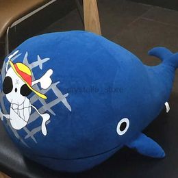 Movies TV Plush Toy 42 cm Hoogwaardige mode Gift Supply One Piece Raab Laboon Plush Doll The Straw Hat Pirates Sign Whale Island Gevuld Toy 240407