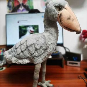 Movies TV Plush Toy 45cm High Realistische Shoebill knuffel Dieren speelgoed zachte vinvogel vogels pluche poppen verjaardag kerstcadeaus 240407