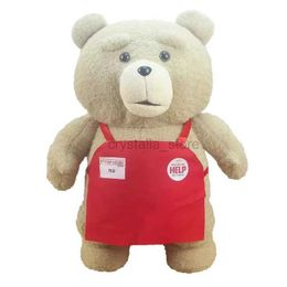 Movies TV Plush Toy 48cm Big Size Teddy Bear Ted 2 Bear Plush Toys in schort zacht knuffels pluche poppen voor Kerstmis 240407