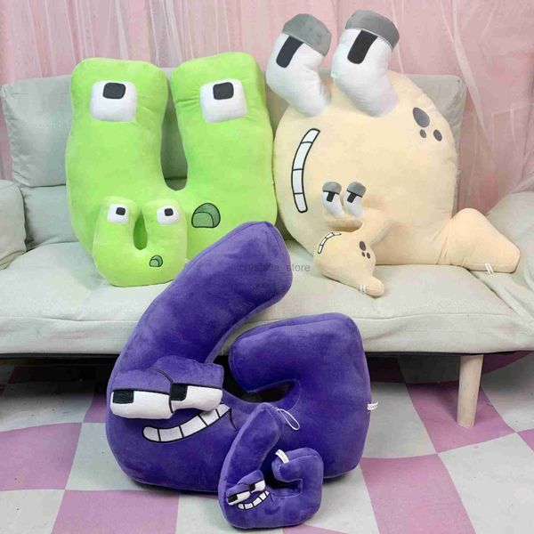 Films TV Toy en peluche 60cm à grande taille Alphabet Lore Toys Jouets en peluche mignonnes en peluche douce A-Z Lettre anglaise Poupées Enfants Enfants