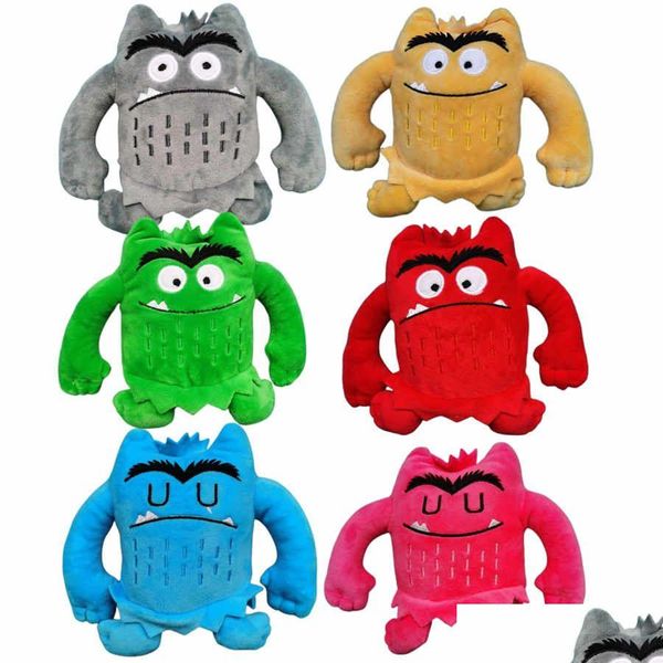 Films TV Toy Toy Colorf émotionnel petit monstre en peluche jouet molle animal en peluche pour enfants