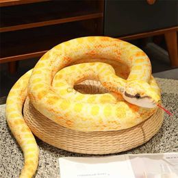 Movies TV Plush speelgoedgigant Boa constrictor Large knuffelslang Giant Snake Snake Plush realistisch knakeed Snake Toy Lifelike Snake Gifts Python Bivit 240407