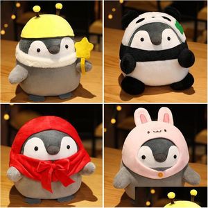 Películas TV Peluche Juguete Pingüino Relleno Peluche Juguete Colgante Cosplay Conejo y Tigre Juguetes Bebé Animal Suave Pop Niños Niña Regalo de Cumpleaños Ups Dhbyv