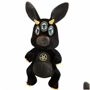 Films TV Toy en peluche / lapin / éléphant / loup / chat Cat Special Gift For Kids Anubis Black Farged Devil Doll P