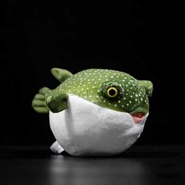 Films TV Toy en peluche Real Life Pumperfish Plux Toy Animaux de mer Puffeuses en peluche Softs Aquarium Fish Dolls For Kids 240407