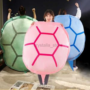 Movies TV Plush Toy Shell Plush Funny Turtle Shell Plush Toy Childrens Sleeping Bag Gevulde zachte Tortoise Pillow Cushion Hot Sale Creative Toys 240407