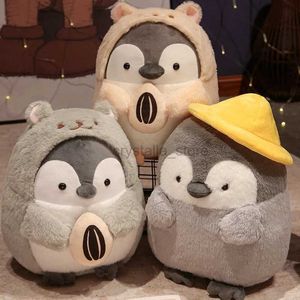 Películas TV Lave Toy Pequeño pingüino Fluffy Penguin Toy Animales de peluche Soft Lindo atuendo Penguins Plushies Gardo de almohada para niños Niñas Cumpleaños 240407