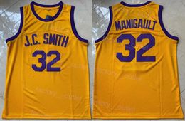 Films tv -programma's Don Cheadle Earl Manigault 32 JC Smith Jersey Men Basketball voor sportfans Team Kleur Geel Zuiver katoen Ademend, allemaal gestikte hoge kwaliteit