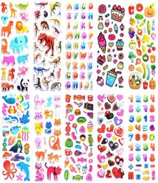 En mouvement des enfants moelleux autocollants 3D Color Stickers adaptés aux garçons et aux filles récompenses récompenses des albums artisanaux2349878