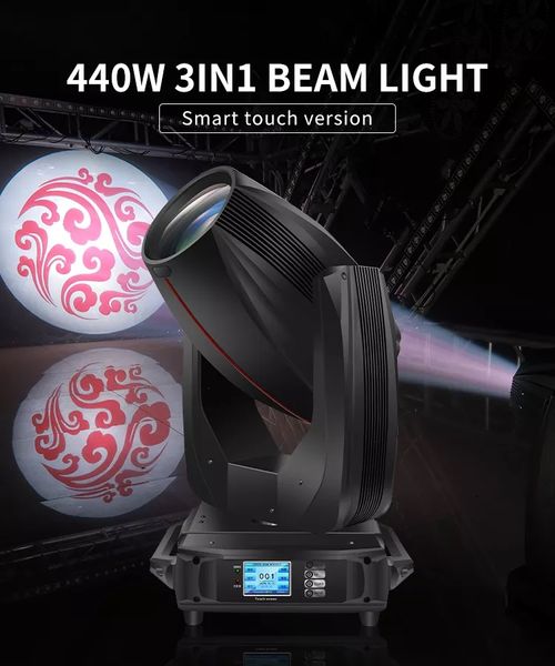 Lumières principales mobiles 400w/440w/460w 18r/19r/ 20r Dmx Sharpy 3en1 Faisceau 400 Cmy Led Stage Light Dj