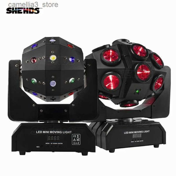 Lumières principales mobiles Faisceau Laser 18x12W RGBW LED Angle de rotation continu Lumière principale mobile DJ Disco Bar Salle de bal Partie Effet de scène Lumière Q231107