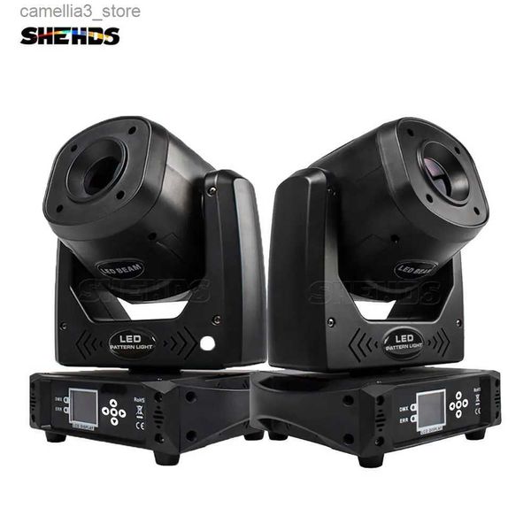 Moving Head Lichter Günstigster Preis 2 Stücke 100 Watt LED Spot Moving Head Beleuchtung 7 Dynamische 6 Muster Für Discos DJ Theater Konzert Effekt Weihnachtsbeleuchtung Q231107