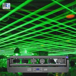 Moving Head Lights Laser Moving Head Light Moving Beam Laserlicht 6 ogen RGB Moving Laser DMX Stage Moving Beam Effect voor DJ Disco Party Wedding Q231107