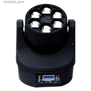 Moving Head Lights LED Mini Bee Eye Led Moving Head Lichtbundeleffect DJ Licht 6x15W RGBW 4in1 LED-lamp 10/15CH Verlichting Q231107