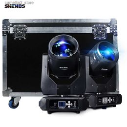 Moving Head Lights SHEHDS Nieuwe Bulb Beam 350W 17R Moving Head Verlichting Met Flightcase Spot Voor Nachtclub DJ Disco Professionele Stage Performance Q231107