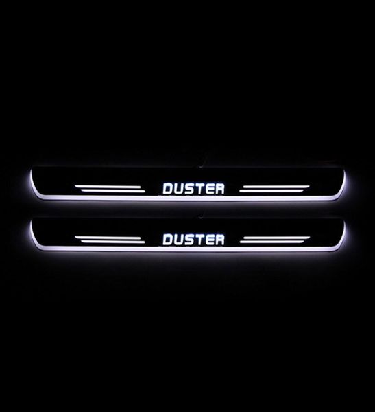 LED mobile bienvenue pédale voiture plaque de seuil pédale porte seuil voie lumière pour Renault Duster 2015 2016 2017 20183121277