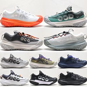 ACG Mountain Fly 2 Low Trail Running Chaussures ACG LOW Designers Glass Glass Wolf Grey Bright Crimson Hazel Rush USA OUTDOOR MEN SALSKELS Taille 36-46