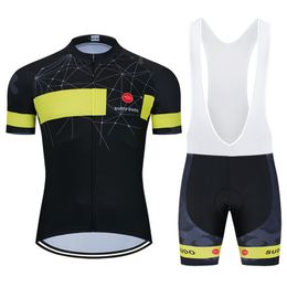 MOXILYN Maillots de Cyclisme pour Hommes Cyling Gear Set Vélo Vêtements Kit Manches Courtes VTT Chemises de Vélo et Dossards 21011601