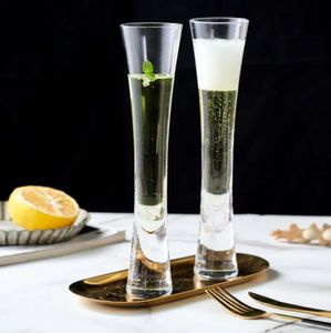 Moya Wedding Champagne Flutes Glitter Crystal Slim Taille Tulip Bubble Sparkling Wine Glass Aperitif Sherry Cup voor feest