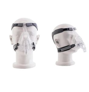 Máscara de cara de máquina Moyeah CPAP con una máscara de cara completa con correa de cabeza ajustable para la apnea del sueño Solución de tratamiento de tratamiento anti -ronquido9878966