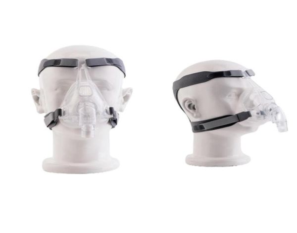 MOYEAH CPAP Machine Masque Masque Full Face Masque avec un clip de sangle de casque réglable pour l'apnée du sommeil Solution de traitement anti-ronflement1717209