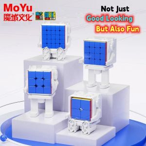 Moyu Cube Robot 2023 Moyu Meilong Cube Robot 2x2 3x3 4x4 5x5 Magnétique Puzzle Puzzle Kids Toys Cubo Magico For Fun Box